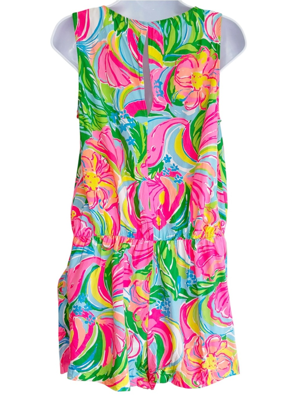 LILLY PULITZER So A-Peeling Tybee Romper Tropical Sleeveless Medium - Picture 3 of 12